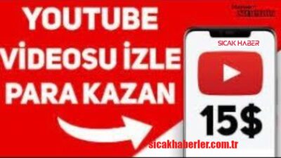 Youtube videoları izleyerek para kazanmak ister misiniz? İşte size evde