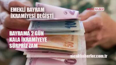 Emekliye bayram ikramiyesi müjdesi, bayrama 2 güm kala ikramiye 7.000